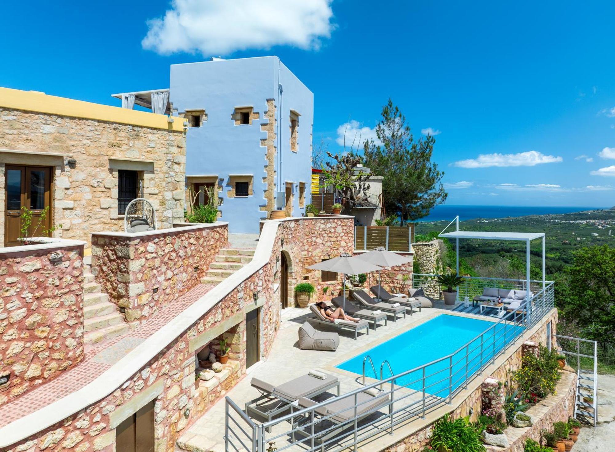 Dream View Villa Kastellos Экстерьер фото