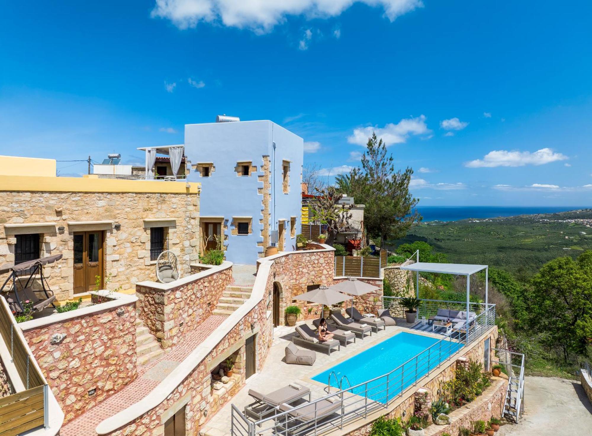Dream View Villa Kastellos Экстерьер фото