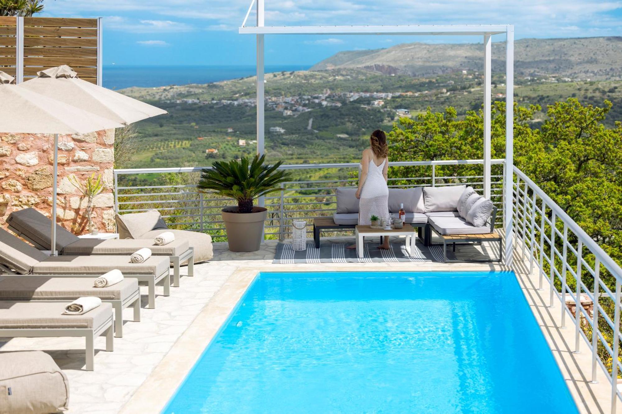 Dream View Villa Kastellos Экстерьер фото