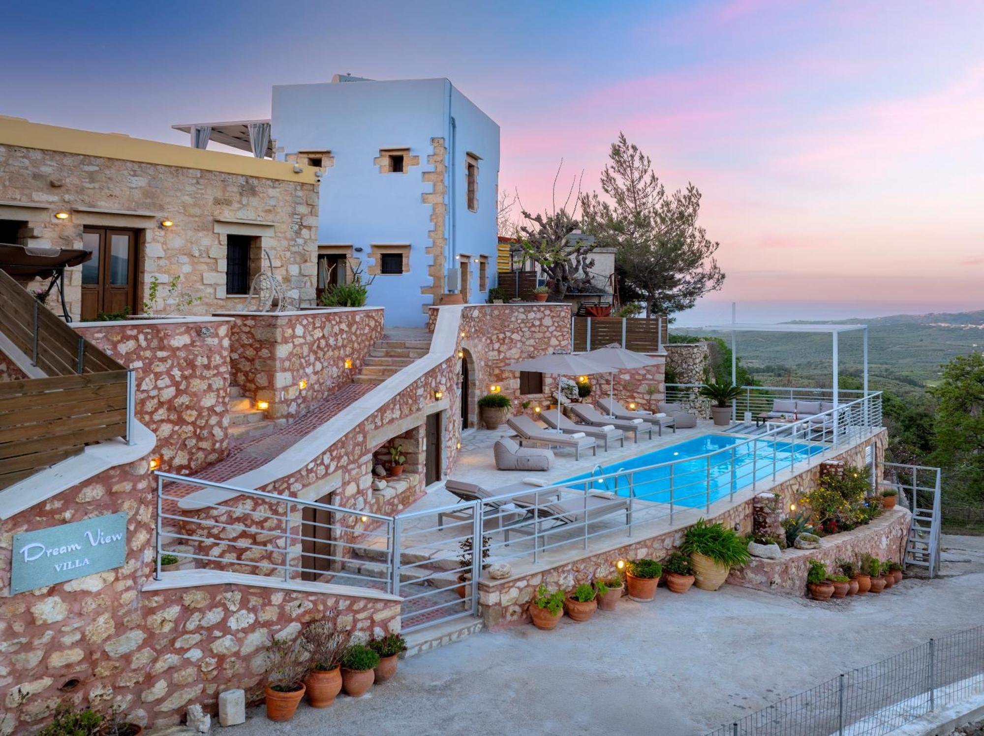 Dream View Villa Kastellos Экстерьер фото